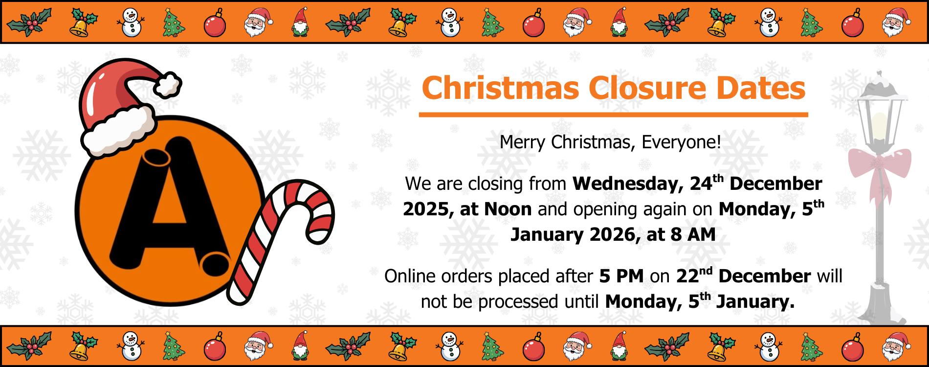 Merry Christmas and a Happy New Year!