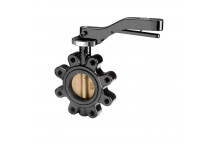 50mm F614 Ductile Iron Fully-Lugged Butterfly Valve Nitrile (GAS) PN16