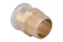 22mmx1\" Geberit Mapress 61716 Copper Adaptor with Male Thread