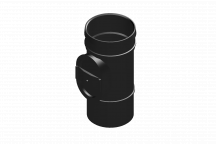 110mm 139.4B Black Spigot Access Pipe