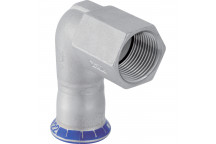 15x1/2\" Geberit Mapress 33803 Stainless Steel 90 Deg Elbow Female Adaptor
