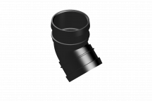 82mm 101.3.135B Black 135deg Double Socket Swept Bend