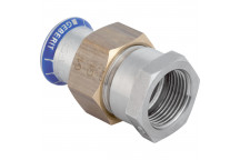 15x1/2\" Geberit Mapress 35300 Stainless Steel Adaptor with Brass Union - Female