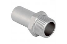 15x1/2\" Geberit Mapress 31932 Stainless Steel Plain Ended Male Adaptor