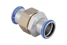 15mm Geberit Mapress 35320 Stainless Steel Union with Brass Nut