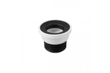 110mm 499P.4.00 White Straight Fin Seal WC Connector