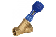 50mm ART26 DZR Brass Double Regulating Valve BSPP PN20 - Standard Flow