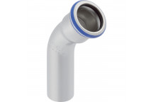 15mm Geberit Mapress 30702 Stainless Steel Plain Ended 45 Degree Bend