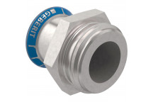 22x1\" Geberit Mapress 31733 Stainless Steel Adaptor with Male Thread