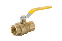 8mm D191 DZR Brass Ball Valve for (GAS) Yellow Lever PN25 FxF