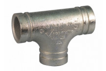100mm (114.1) V20 Galvanised Grooved Tee