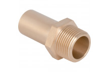 15mmx1/2\" Geberit Mapress 61932 Copper Plain Ended Adaptor with Male Thread