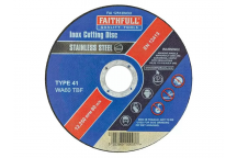 115mm x 1.2\" x 22mm Faithfull Metal Cut Off Wheel
