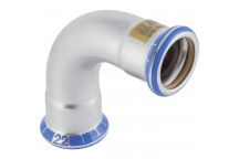 15mm Bend 90deg Mapress Stainless Gas M34000