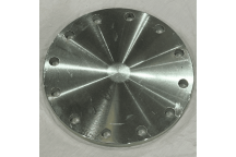 200mm PN16 P235GH Full Thickness BZP Blank Flange EN1092-1