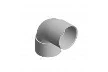 40mm 202.125.91 Grey 91deg Double Socket Knuckle Bend