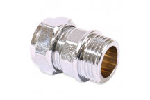 28x1\" Chrome Compression Male Iron BSP Coupling CP302