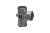 110mm 104.4.104 Grey 104deg Swept Equal Branch 2 Boss Horns
