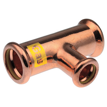 54x54x22mm Xpress Copper GAS Reduced Branch Tee SG25 - 39871