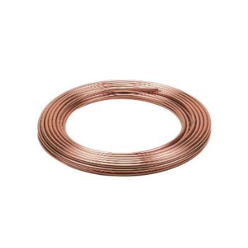 8mm x 25M Coil Blue Label/Table W Microbore Copper Tube to EN1057