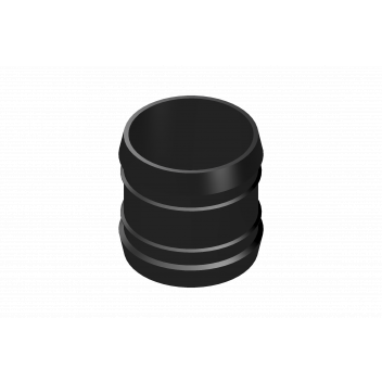 82mm 110.3B Black Double Socket Coupler