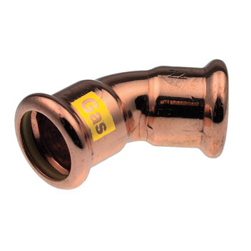 42mm Xpress Copper GAS 45Deg Elbow SG21 - 39829