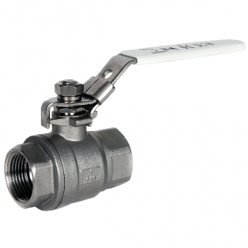 80mm ART902T Stainless Steel 2 Piece Ball Valve BSPT FxF PN62