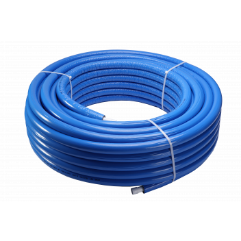 16mm x 100 Mtr B1 Multilayer PEX Pre-Insulated Coil BLUE