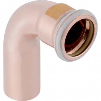 54mm Geberit Mapress 34513 Copper Gas Plain Ended 90 Degree Bend