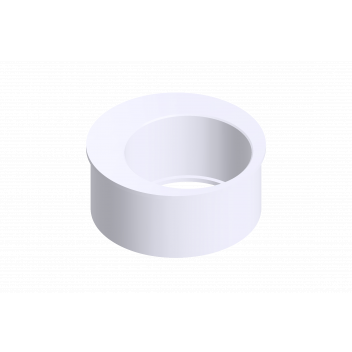 110 x 82mm 124.4.3W White Spigot/Socket Reducer