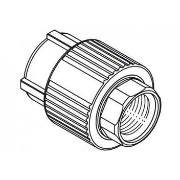 63mm x 2\" (F) 21120 FUSIOTHERM Transition Piece Hex Thread