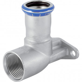 15x1/2\" Geberit Mapress 33423 Stainless Steel Elbow Tap Connector - Fem Offset