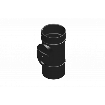 110mm 139.4B Black Spigot Access Pipe