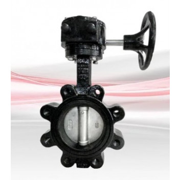 150mm F631 Ductile Iron Fully-Lugged Lever-Operated Butterfly Valve PN16