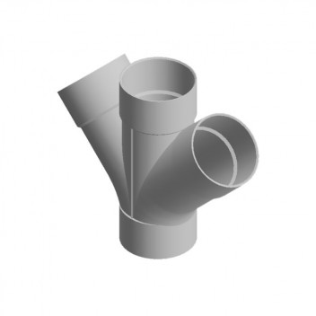 50mm 206.2.135 Grey 135deg Swept Cross