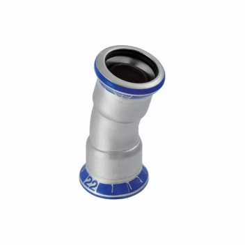88.9mm Geberit Mapress 36109 Stainless Steel 15 Degree Bend