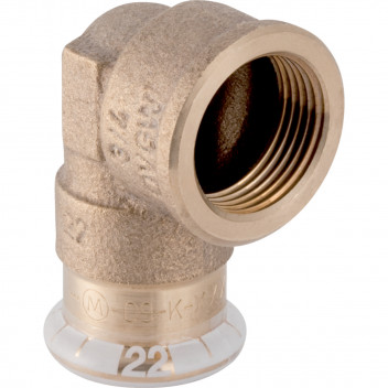 15mmx1/2\" Geberit Mapress 63853 Copper 90 Degree Elbow Adaptor - Female