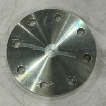 100mm PN16 P235GH Full Thickness BZP Blank Flange EN1092-1