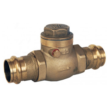 28mm ART194PRS DZR Brass Swing Check Valve Pressfit Ends PN16