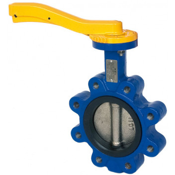 300mm ART145GB Ductile Iron Lugged and Tapped Butterfly Valve with gearbox PN16