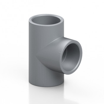 1 1/2\" TIA ABS Plain Solvent Cement Tee