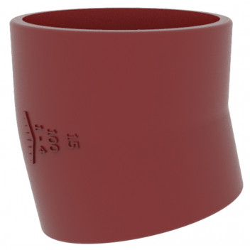 150mm EF002 Ensign Soil Short Radius 15 Degree Bend 191455