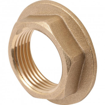 1\" Brass Flanged Backnut