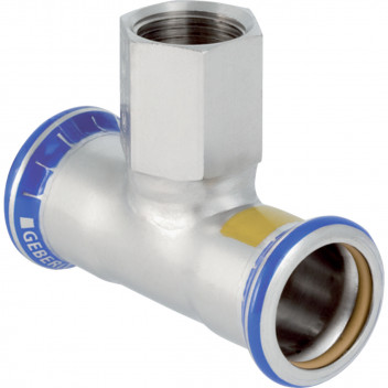 54x3/4\" Tee Female Threaded on Branch Mapress Stainless Gas M34264