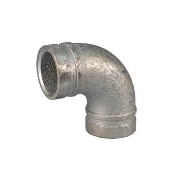125mm (139.7) V10 Galvanised Grooved Elbow