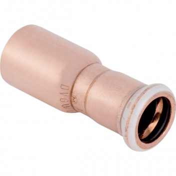 28x22mm Geberit Mapress 62309 Copper Plain Ended Reducer
