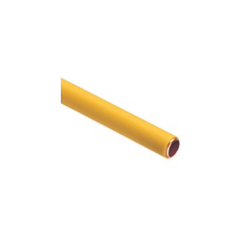15mm x 3M Black Label/Table X Protec Yellow Copper Tube to EN1057