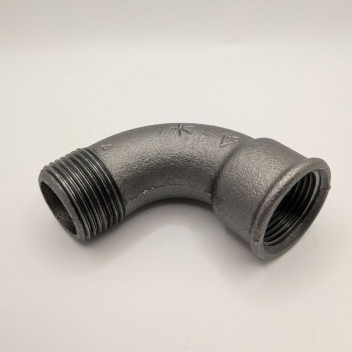 25mm OA192 Black Malleable Iron Male/Female Bend