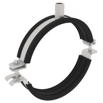 150mm EF048MSL Ensign Mild Steel Brackets Rubber Lined 251201