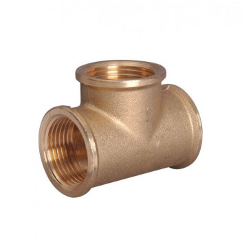 1\" Brass Tee